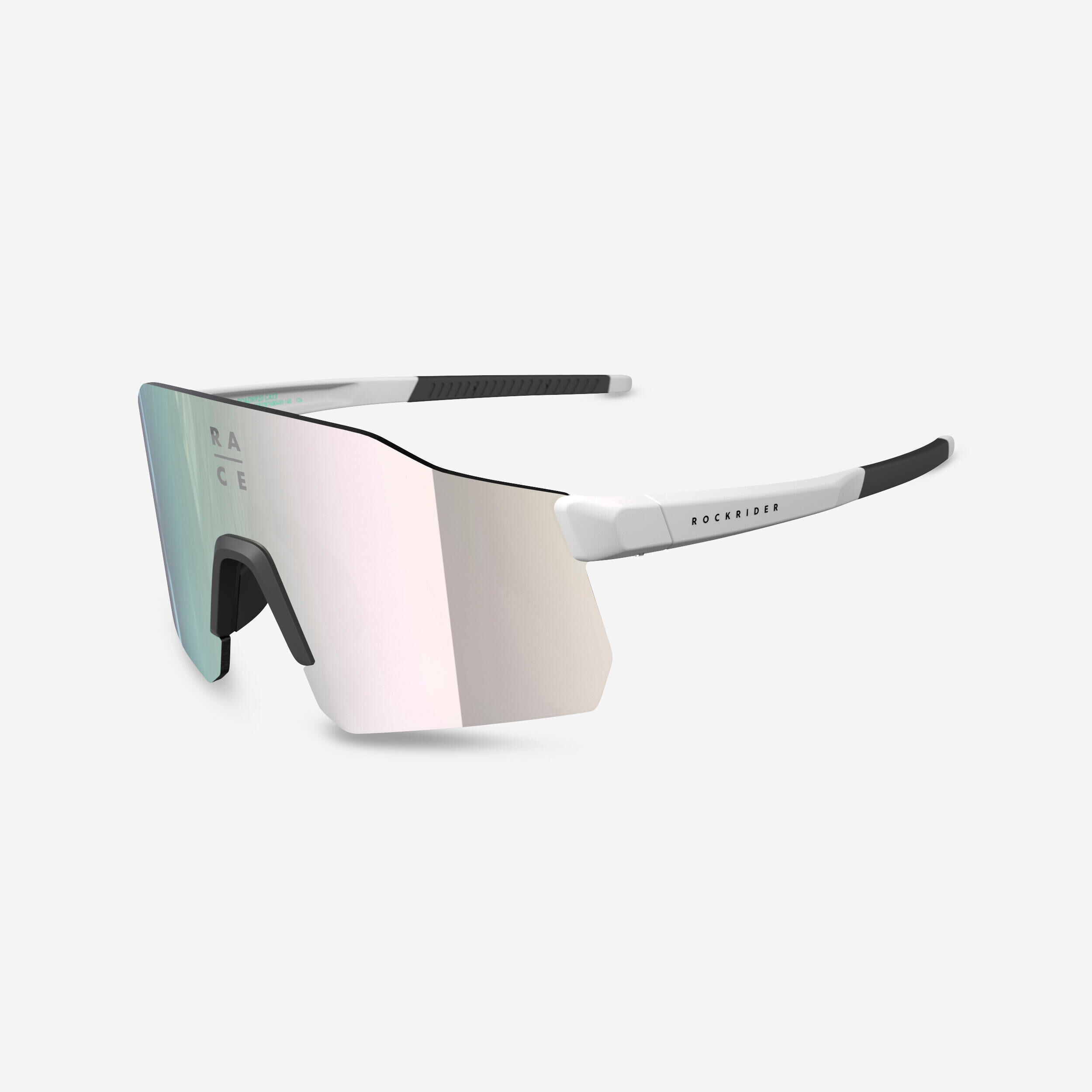 VAN RYSEL Adult Cycling Sunglasses RoadR 920 Category 3 High-Definition - White