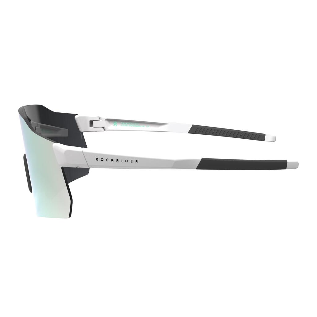 Fahrradbrille Rennrad ROADR 920 Damen/Herren High Definition Kat. 3 weiss 