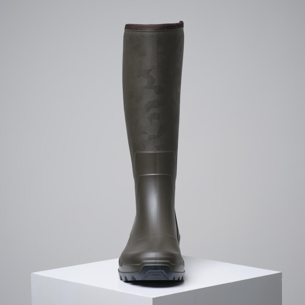 מגפי PVC WELLIES LAND 500 WARM FARM FUSE FREW