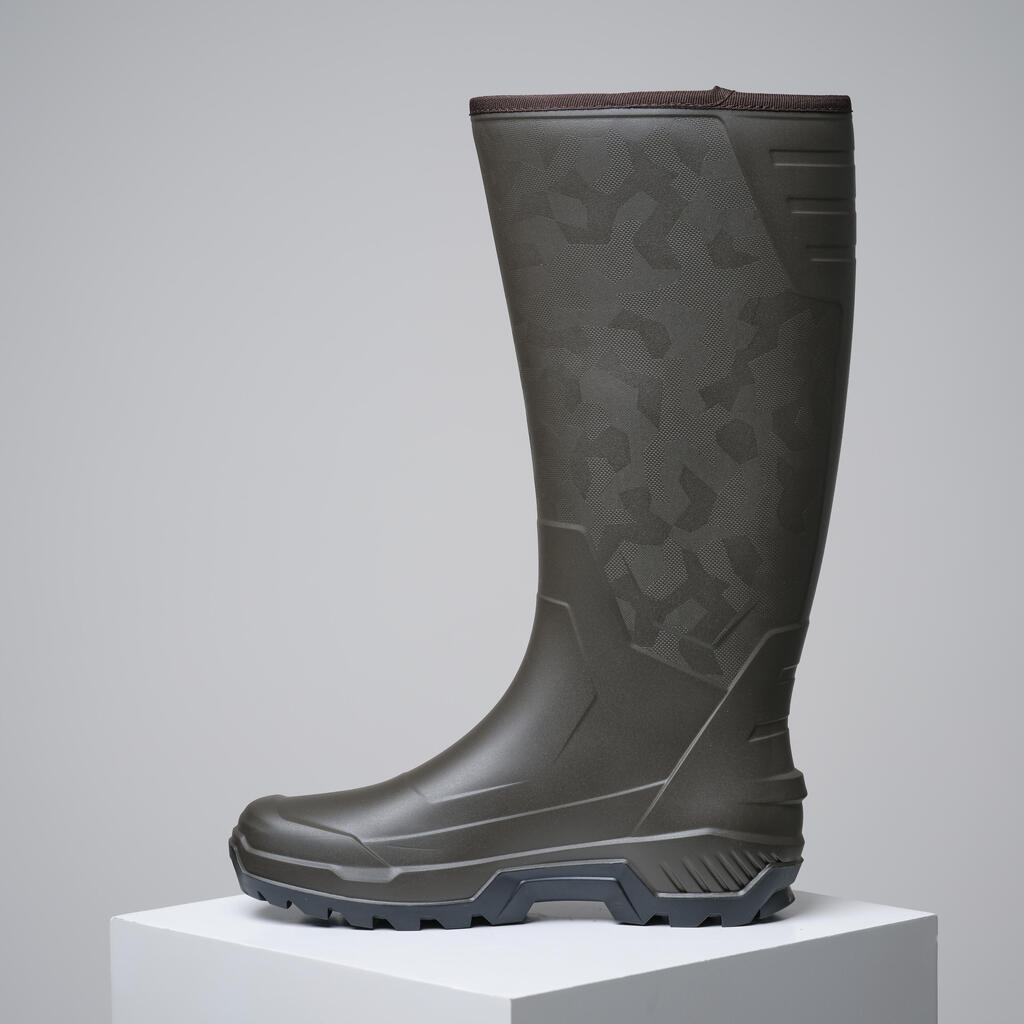 מגפי PVC WELLIES LAND 500 WARM FARM FUSE FREW