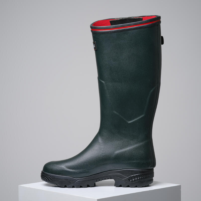 Warme verstevigde rubberlaarzen voor heren Parcours ISO 2 winter