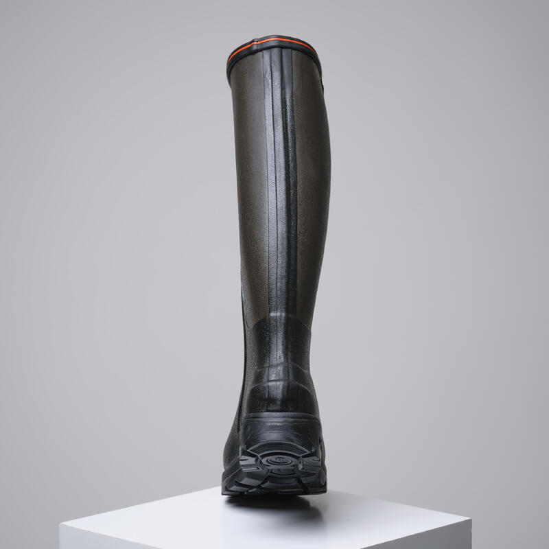 BOTTES RESISTANTES IMPERMÉABLES HOMME SUPERTRACK 500 VERTES