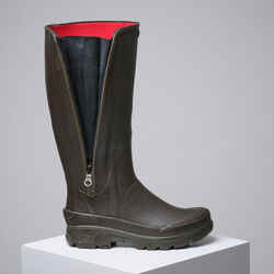 WARM NEOPRENE RUBBER BOOTS WITH ZIP 540