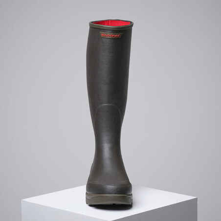 Warm Tall Wellies - Brown