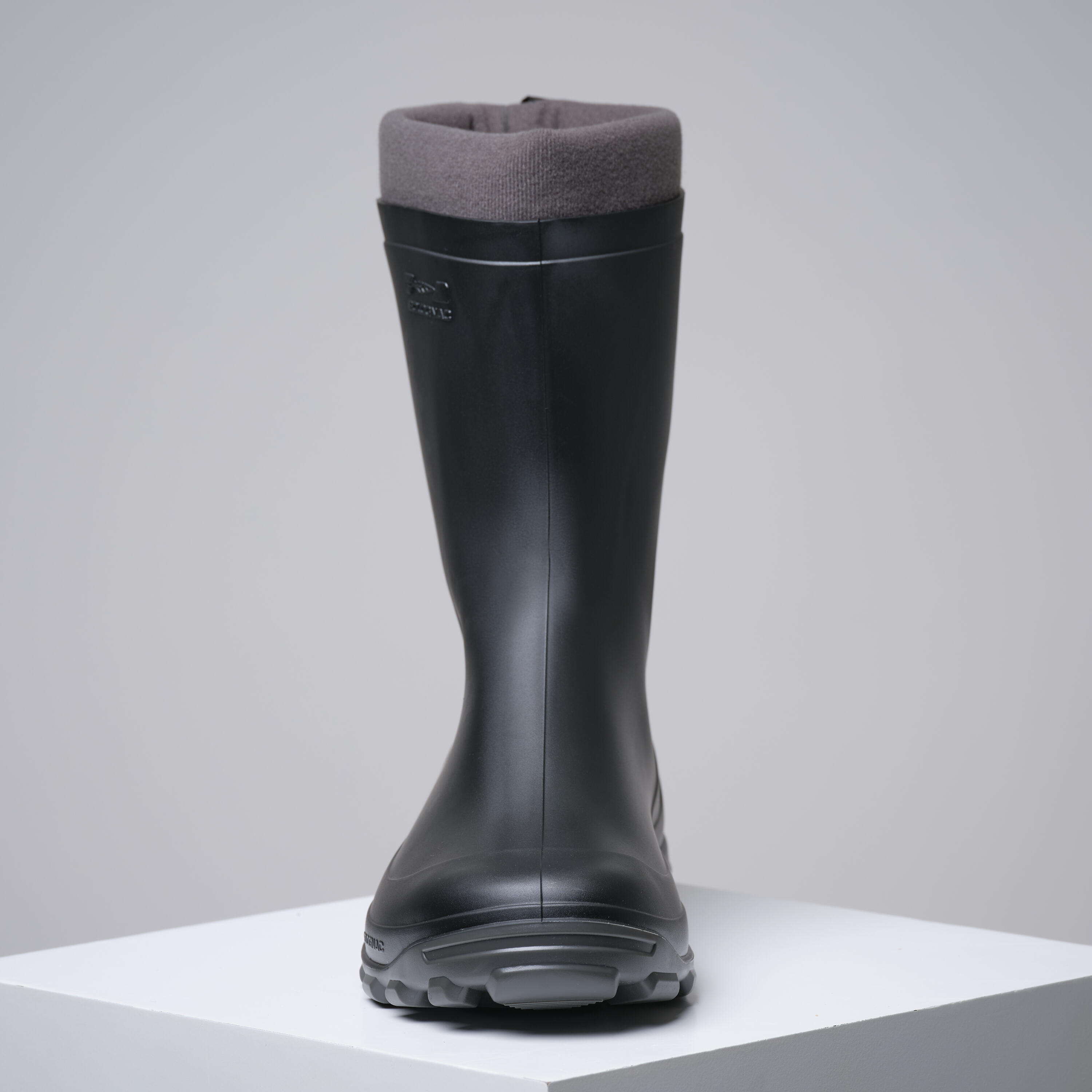 ADULT WARM WELLIES BLACK 4/7