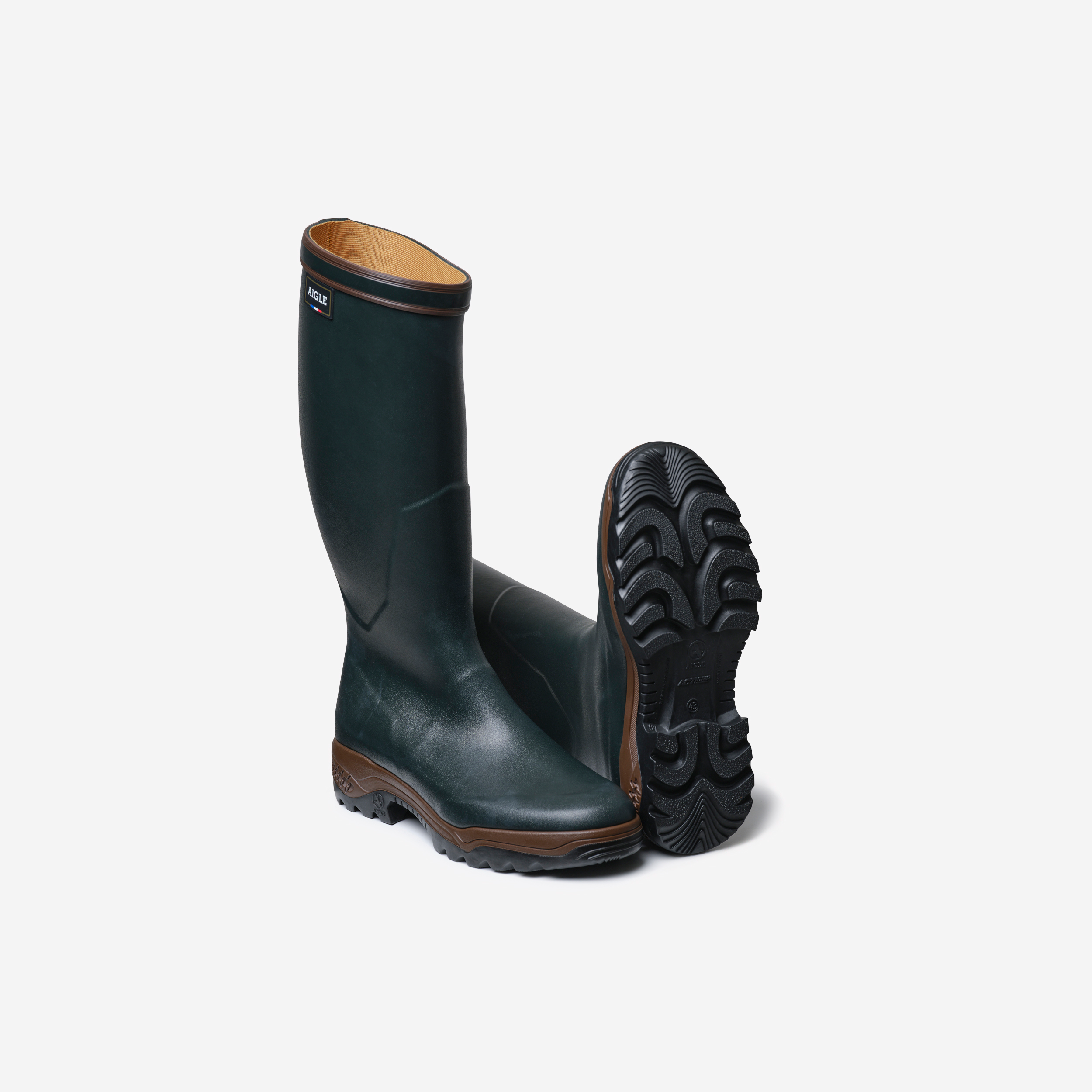 Bottes imperméables homme aigle parcours 2 vertes - Chasse - Aigle- Clubs - Entreprises - Collectivités - Associations