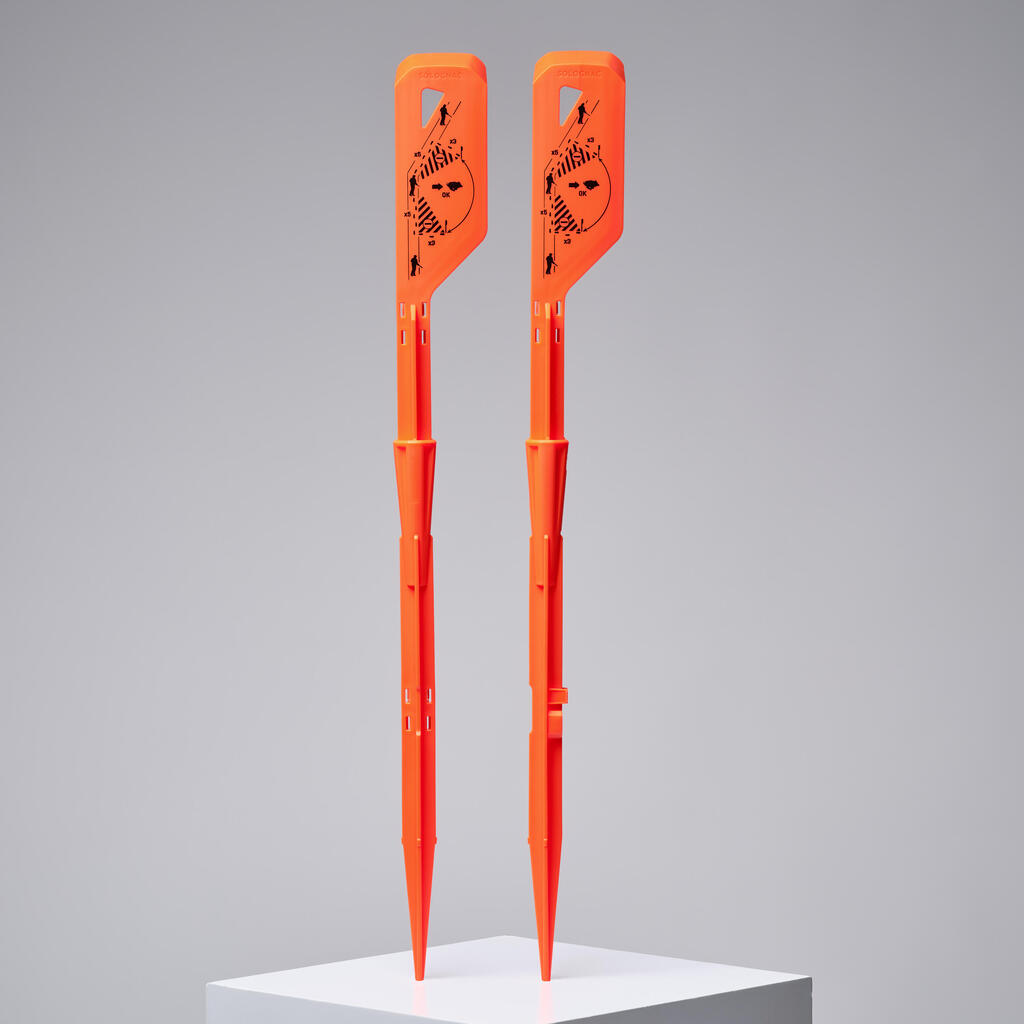Kuoliukai medžioklei, oranžiniai, 65 cm prailginimas
