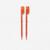 PIQUET DE BATTUE ORANGE + RALLONGE 65 CM
