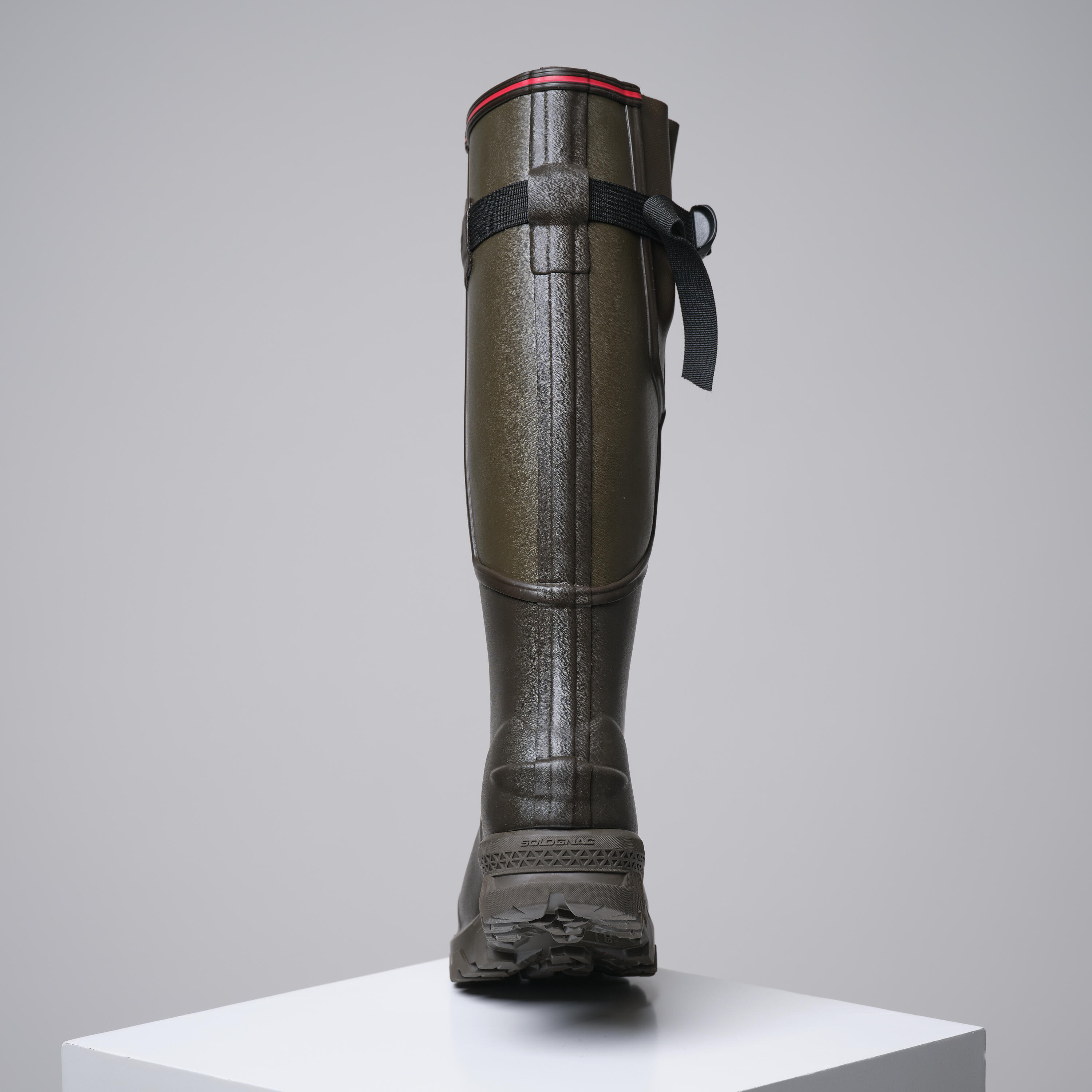 Gummistiefel 520 Damen strapazierfähig braun 4/5