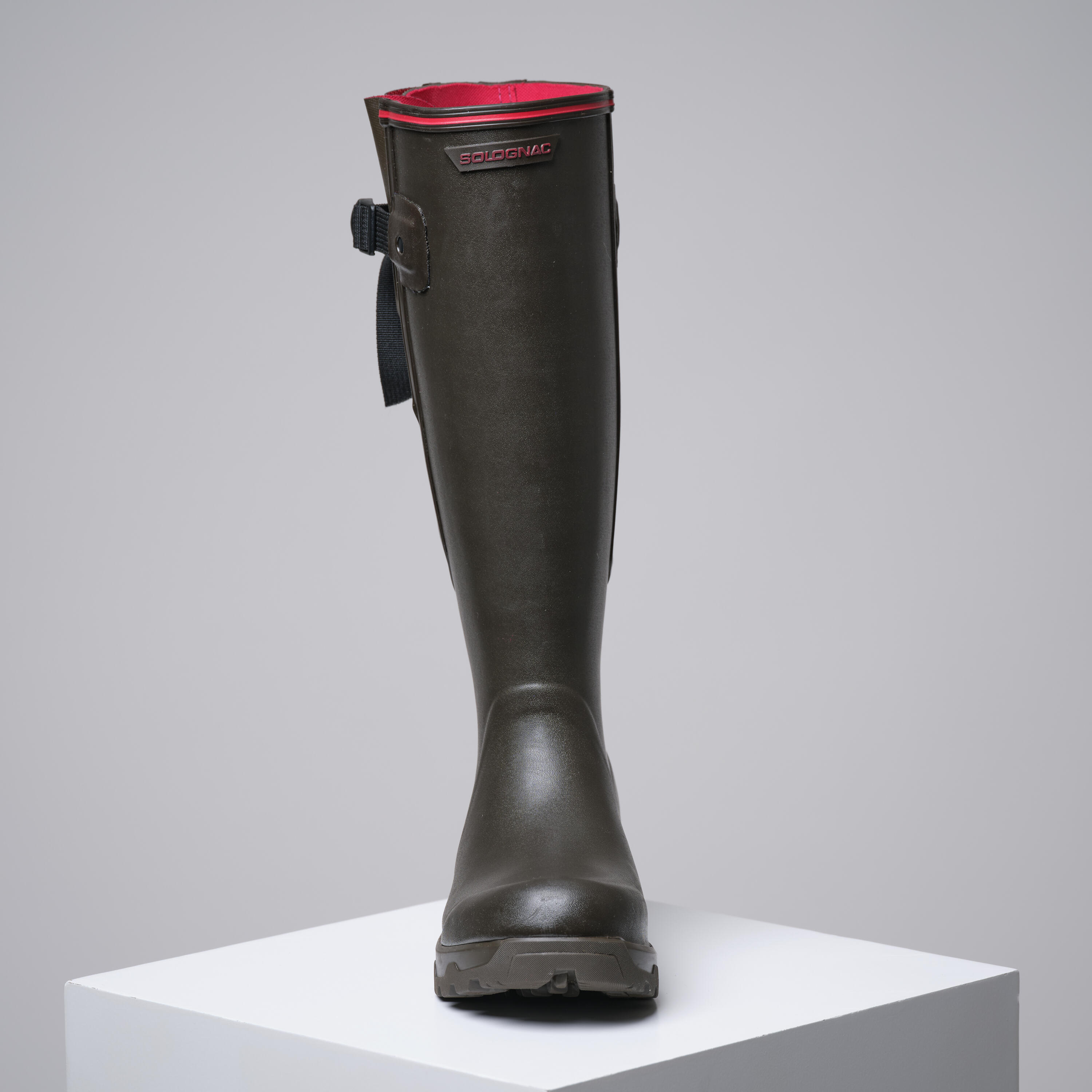 Gummistiefel 520 Damen strapazierfähig braun 2/5