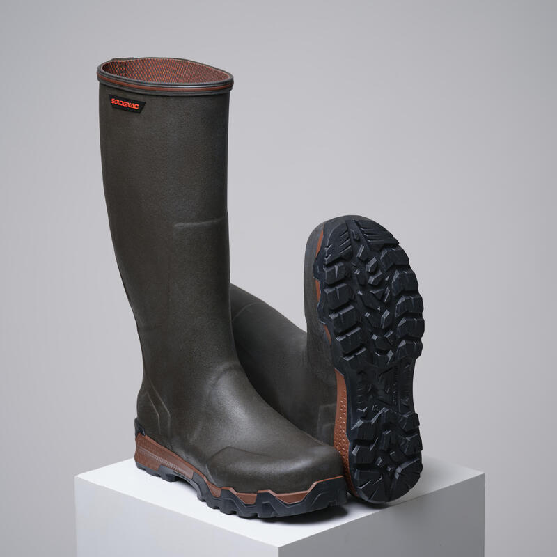 COMFORTABLE RUBBER HUNTING BOOTS RENFORT 900