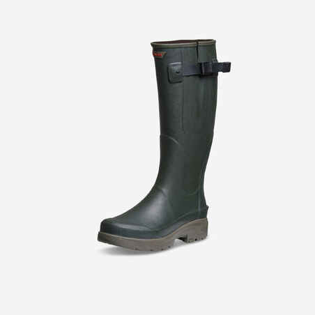 Tall Wellies With Gusset - Green