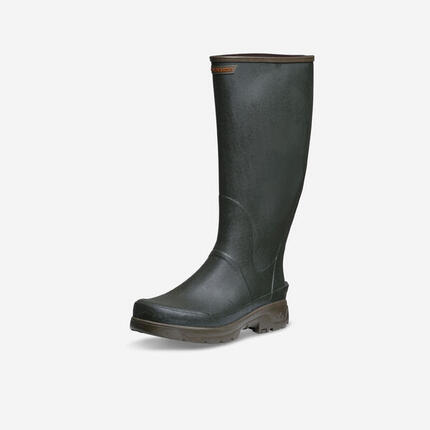 BOTTES CHASSE CAOUTCHOUC HOMME 500 VERTES