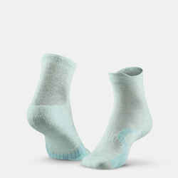 Παιδικές Ψηλές Κάλτσες Πεζοπορίας Crossocks MID Χ2 - Πράσινο Μέντας/Μπεζ