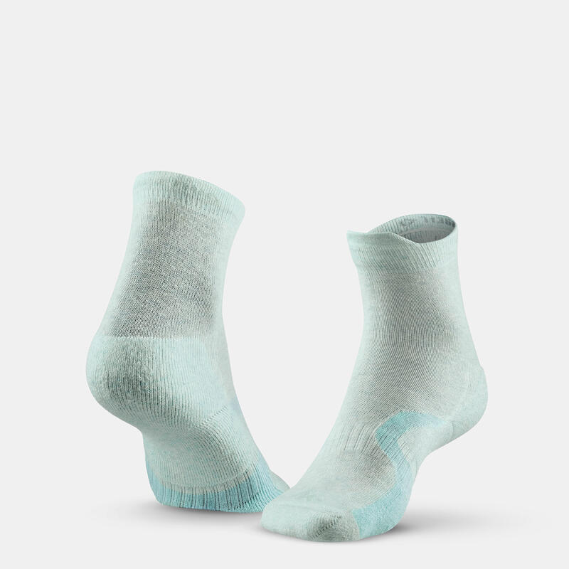 Çocuk Outdoor Çorabı - 2 Çift - Uzun Konç - Bej / Açık Yeşil - Crossocks