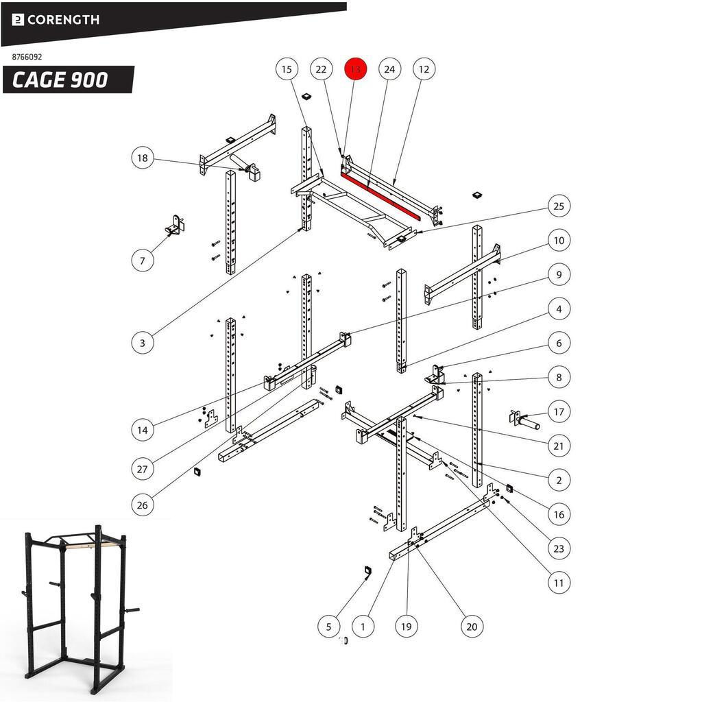 Holzschutz Kraftstation Cage - 900