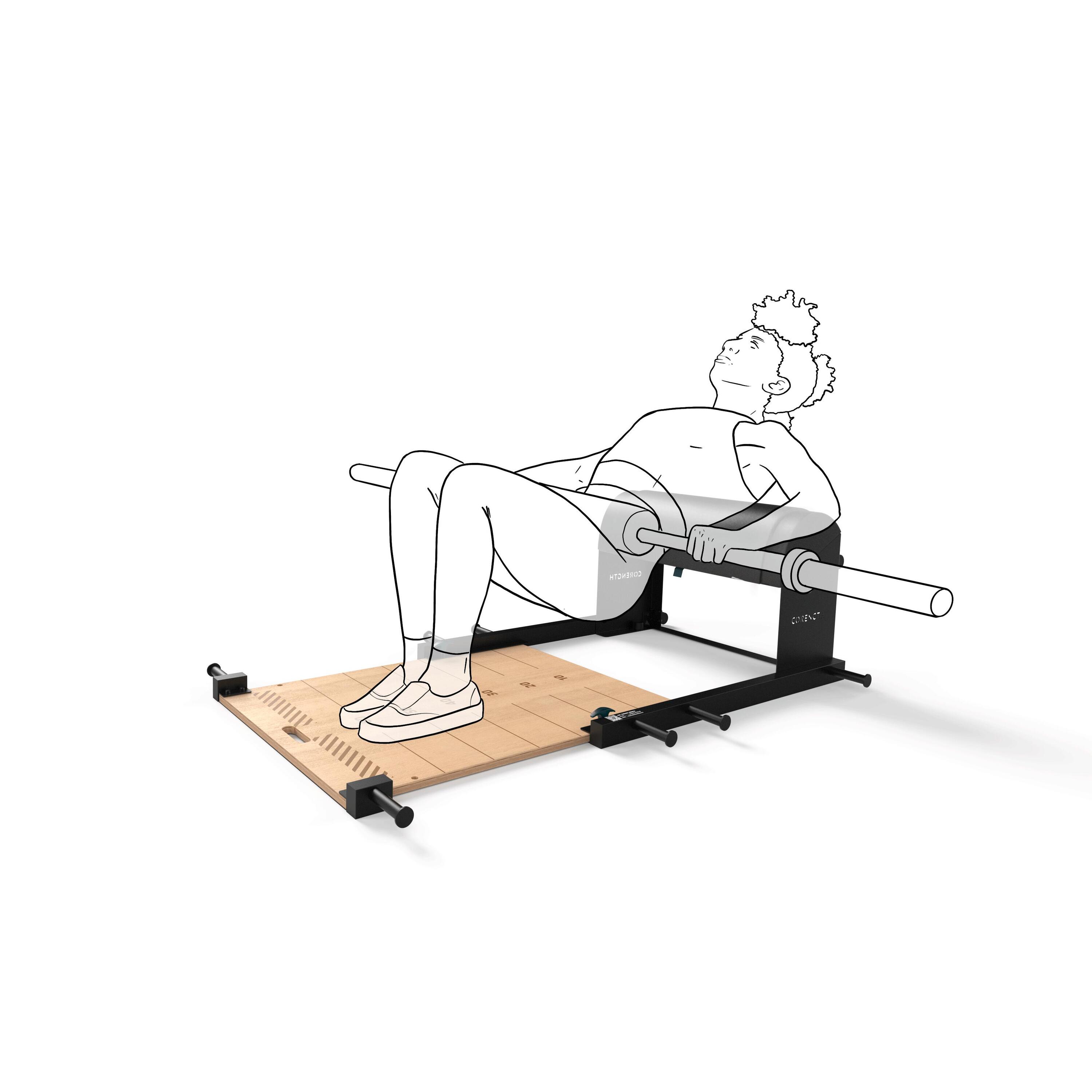 Weight Training Bench for Glutes and Lower Body - Hip Thrust Bench 3/6