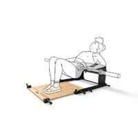 ספסל אימון משקולות לשרירי האגן ולגוף תחתון - ספסל לדחיפת ירך