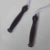 Skipping Rope 500 Rubber Mauve