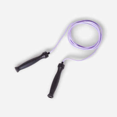 Skipping Rope 500 Rubber - Mauve
