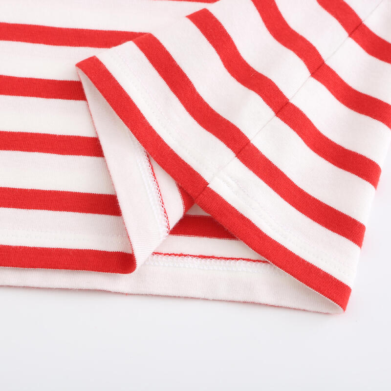 T-shirt Sailing 100F CN Stripe red