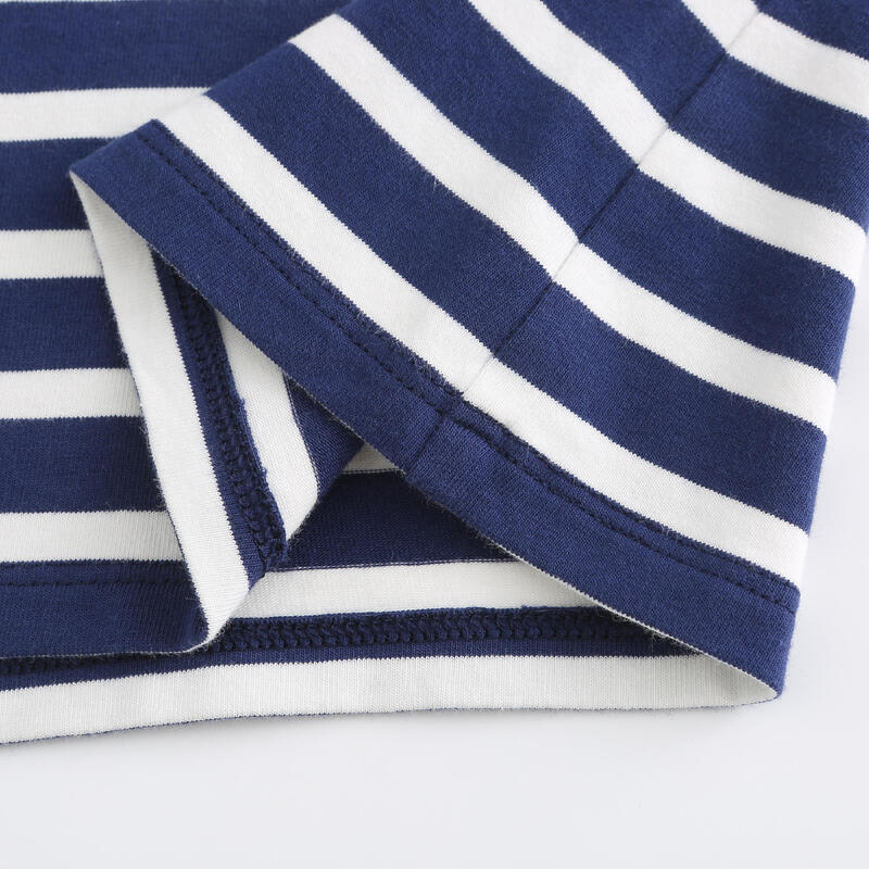 T-shirt Sailing 100F CN Stripe blue