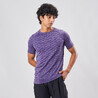 Men Seamless Gym T-Shirt - Mauve