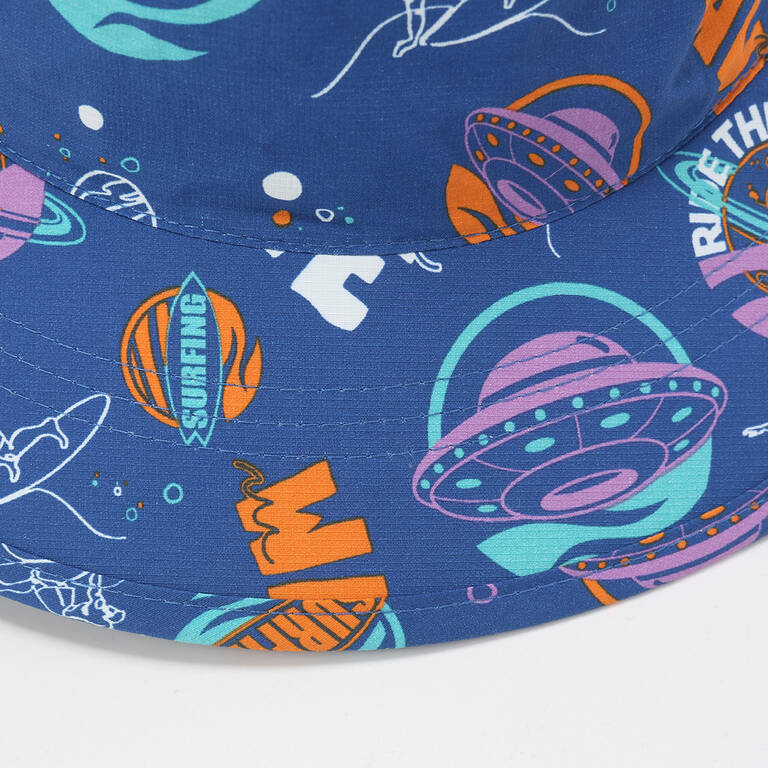 Surfing junior hat blue space