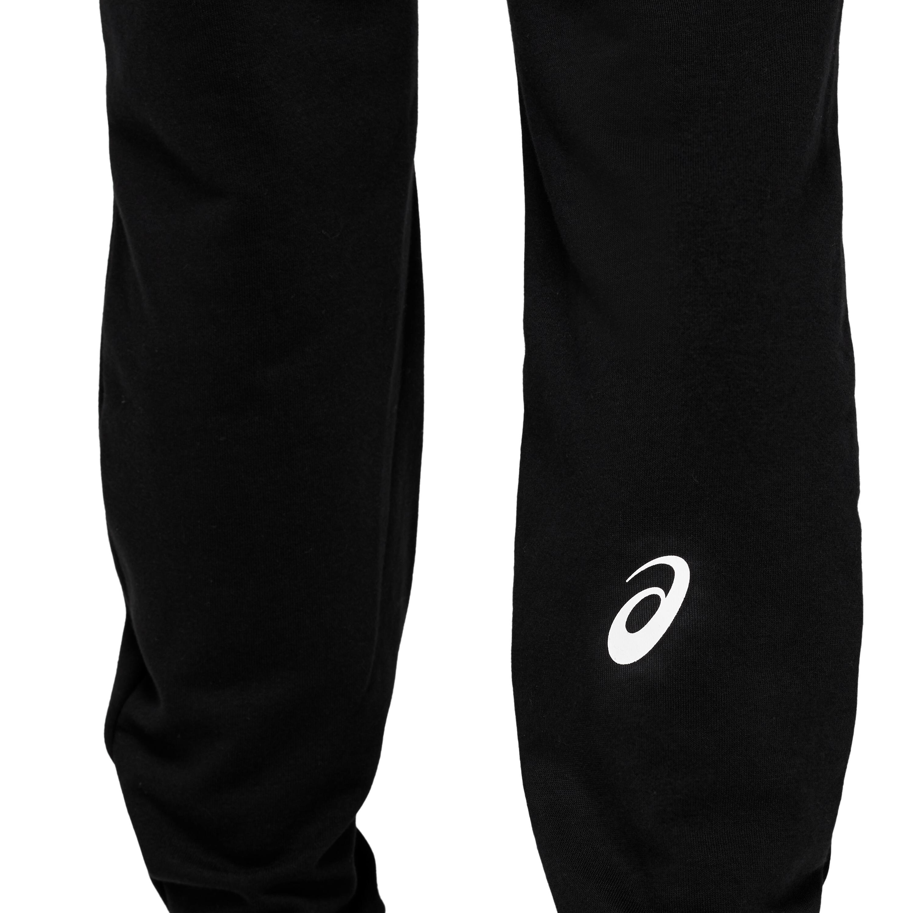 PANTALON DE SURV TEMENT ASICS big logo noir et blanc