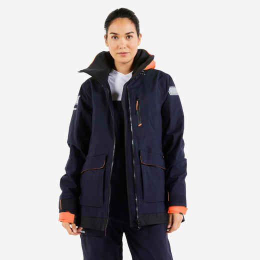 
      Segeljacke Regenjacke Damen wasserdicht - Sailing 500 marineblau
  