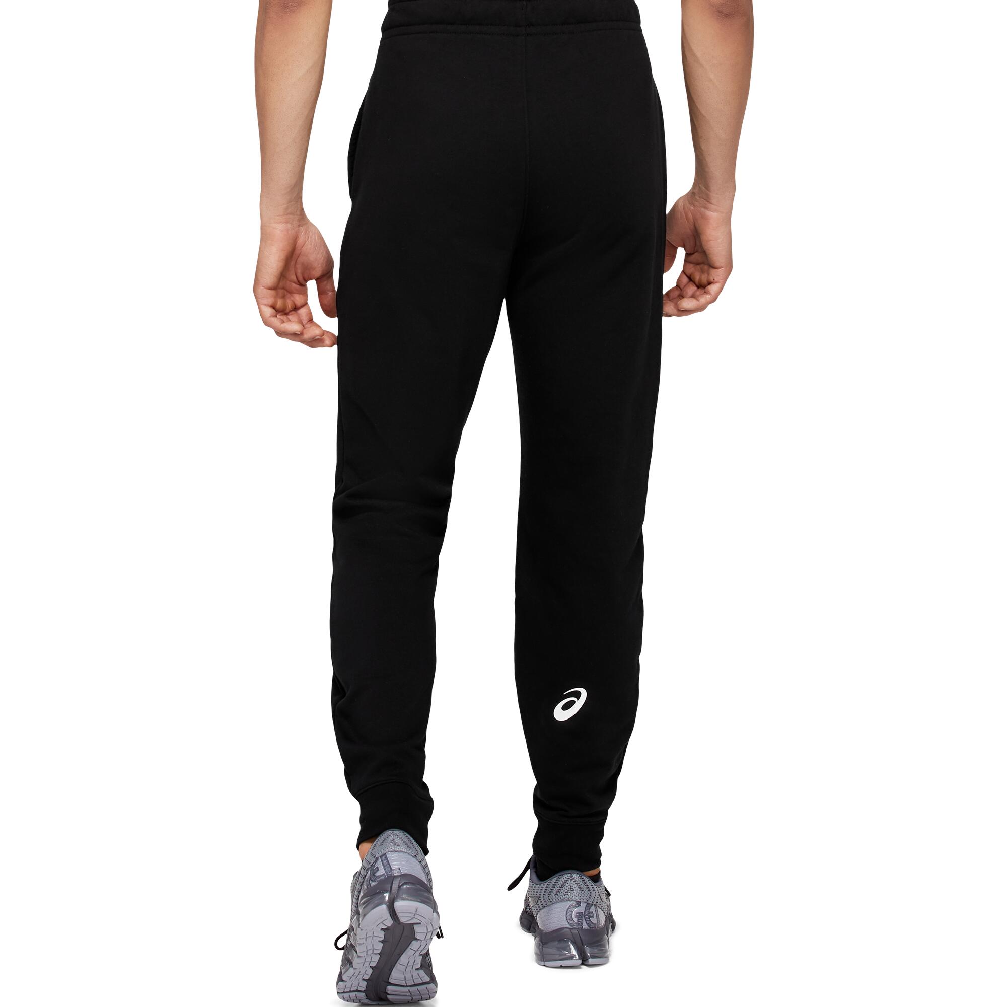 PANTALON DE SURV TEMENT ASICS big logo noir et blanc