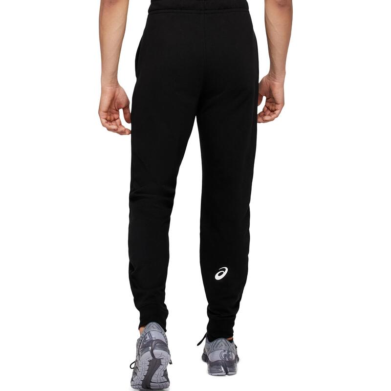 Pantaloni tuta uomo Asics nero-bianco