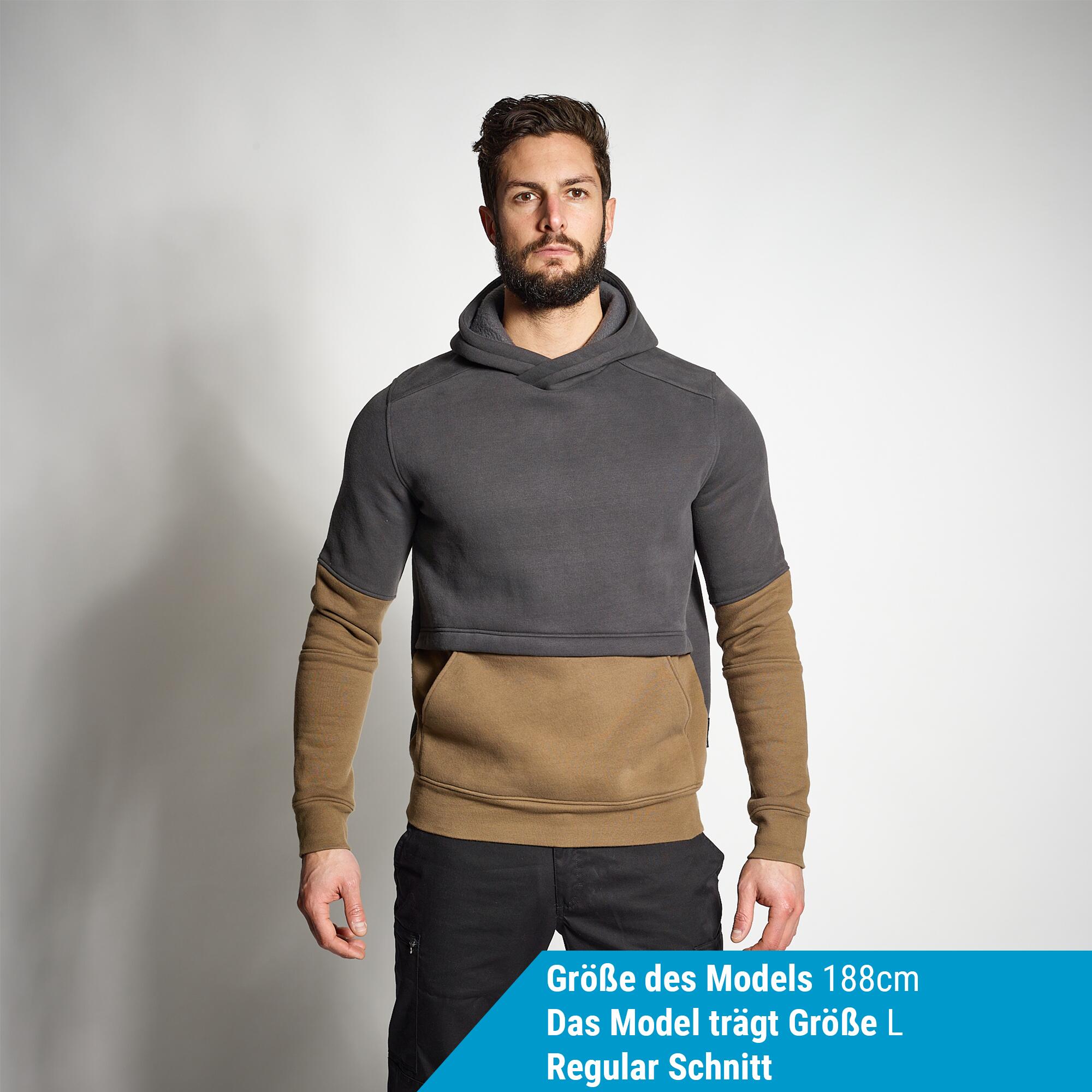 Kapuzensweater 500 beige  12/18