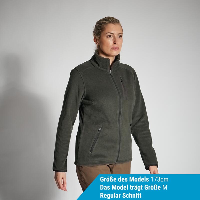 Fleecejacke 500 Damen grün