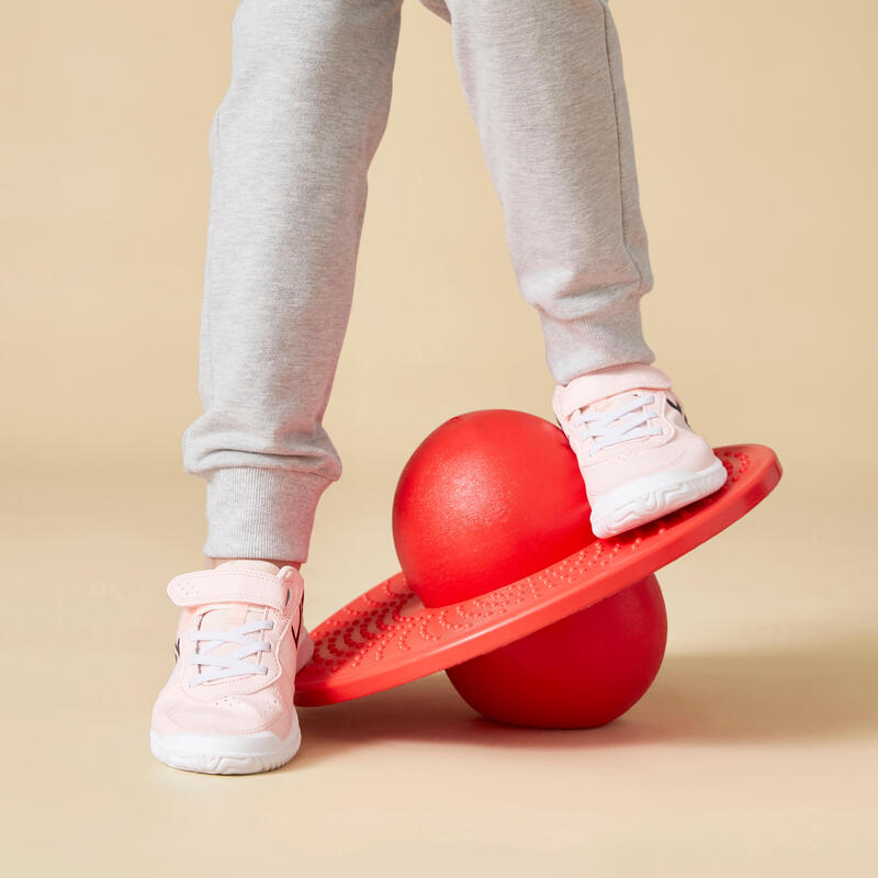 Pelota Equilibrio Rojo (Pogo Ball) + Bomba