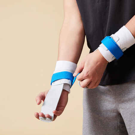 Unisex Artistic Gymnastics Terry Wristbands - White