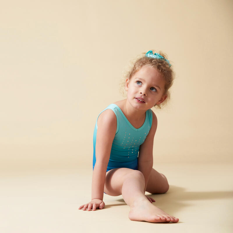 Elastico per capelli bambina turchese