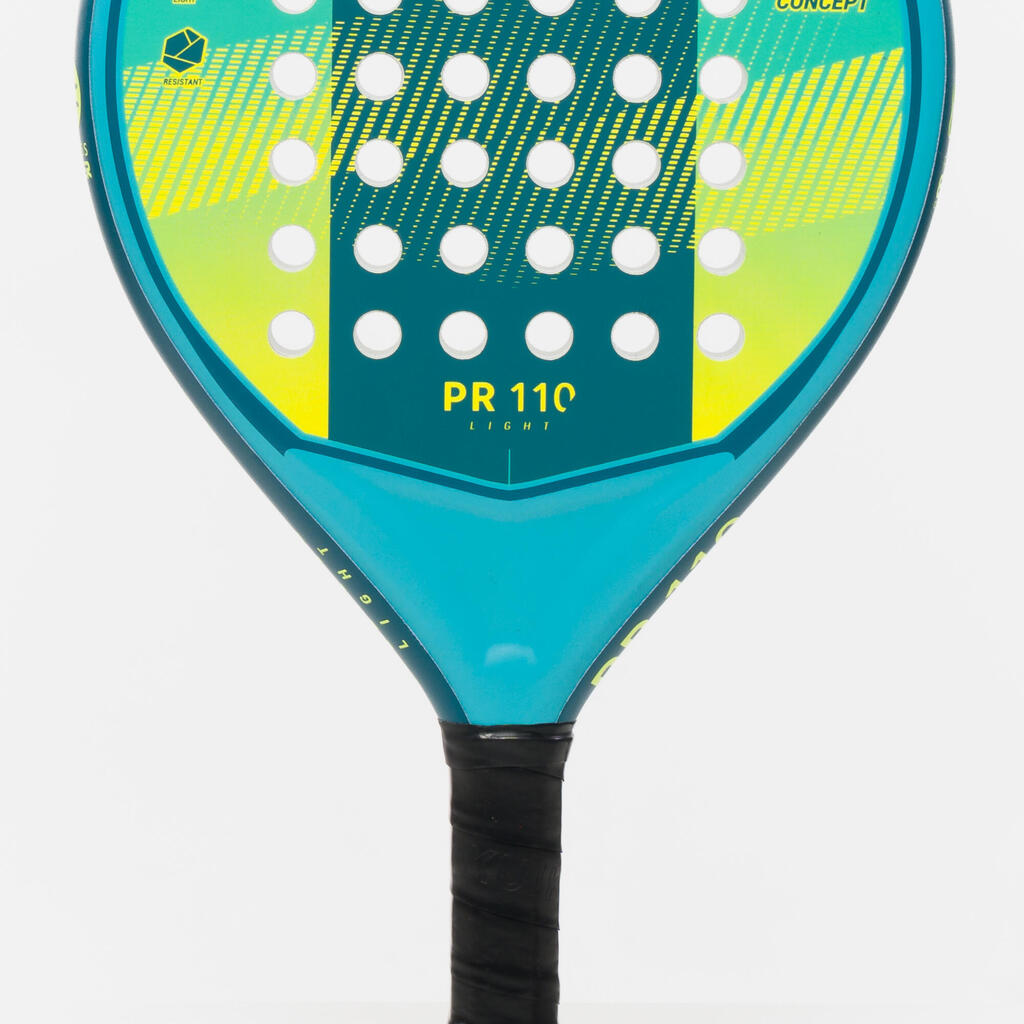 Kinder Padelschläger - PR 110 light blau/gelb