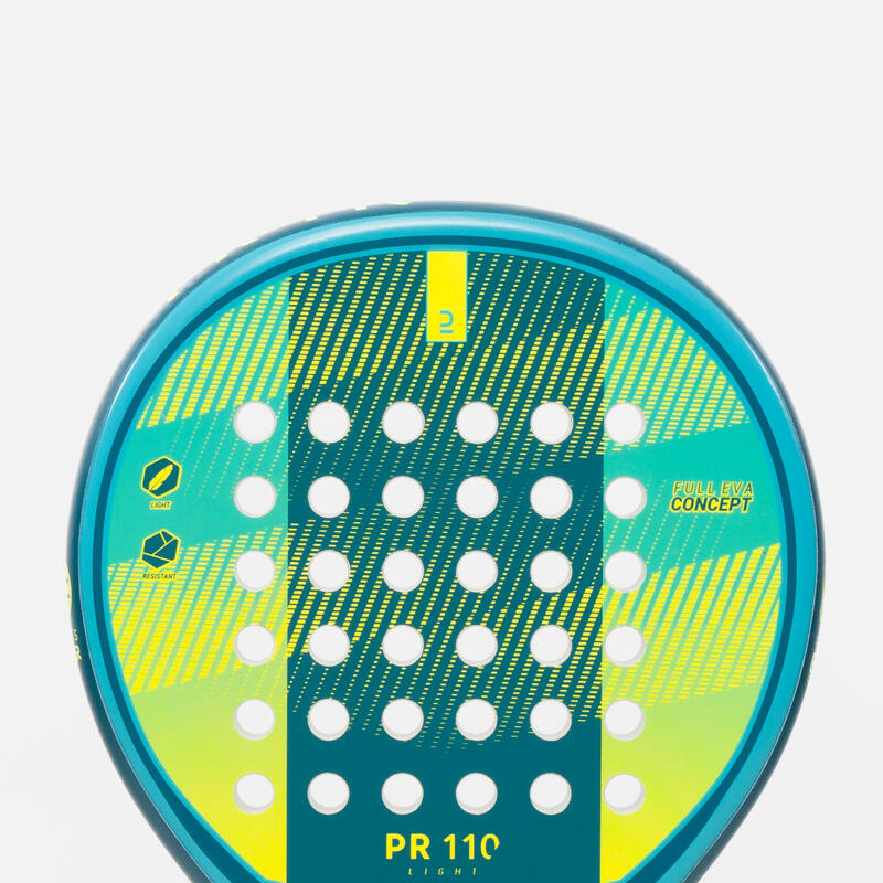 Raquette de padel junior -Enfants  5 à 8 ans - Kuikma PR 110 light Bleu Jaune