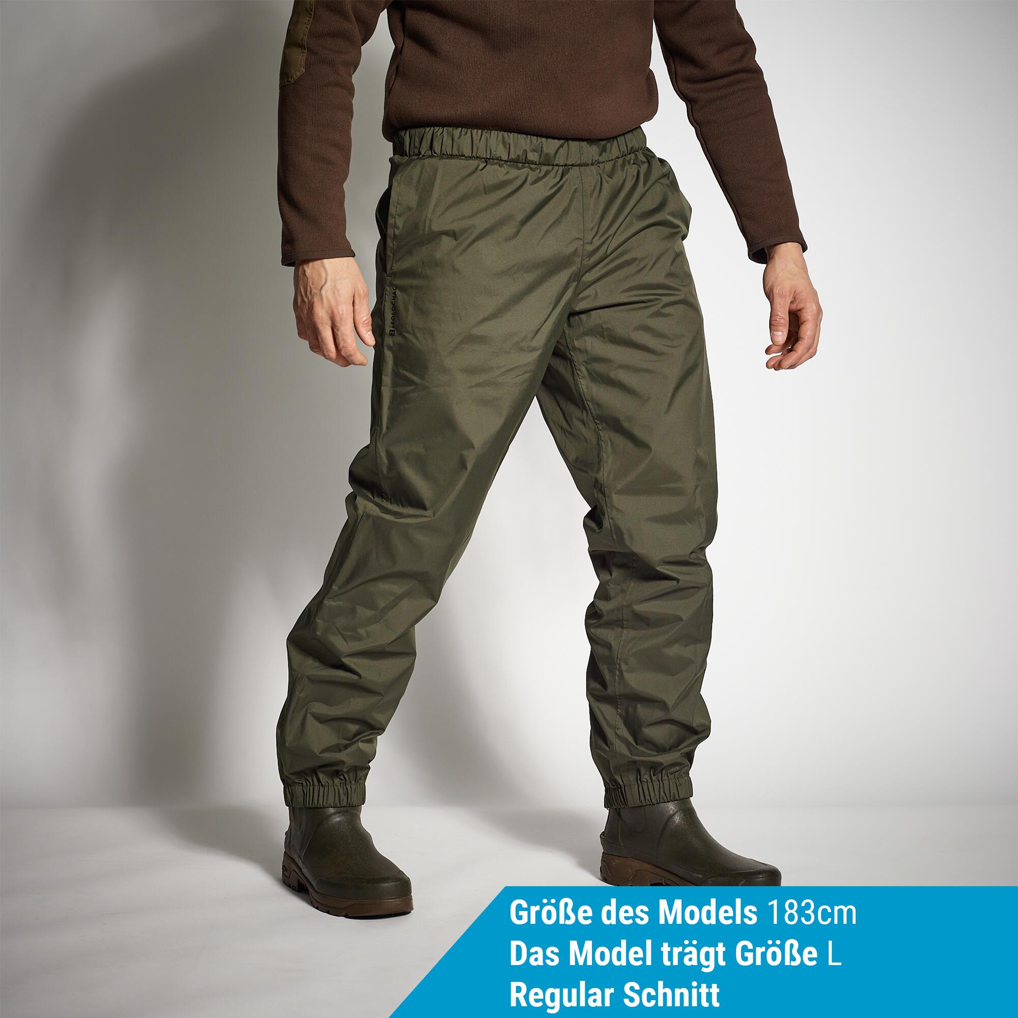 Regenhose 100 leicht grün 8/12