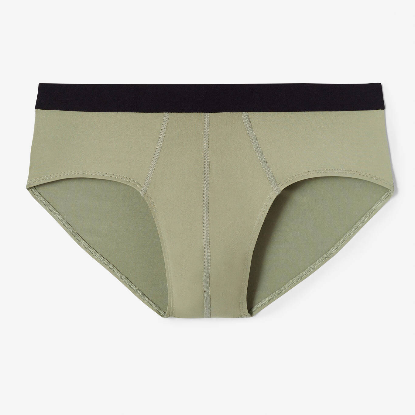 Men's Breathable Briefs - Grey/sage