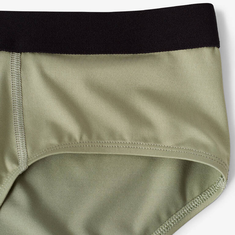 Men's Breathable Briefs - Grey/sage