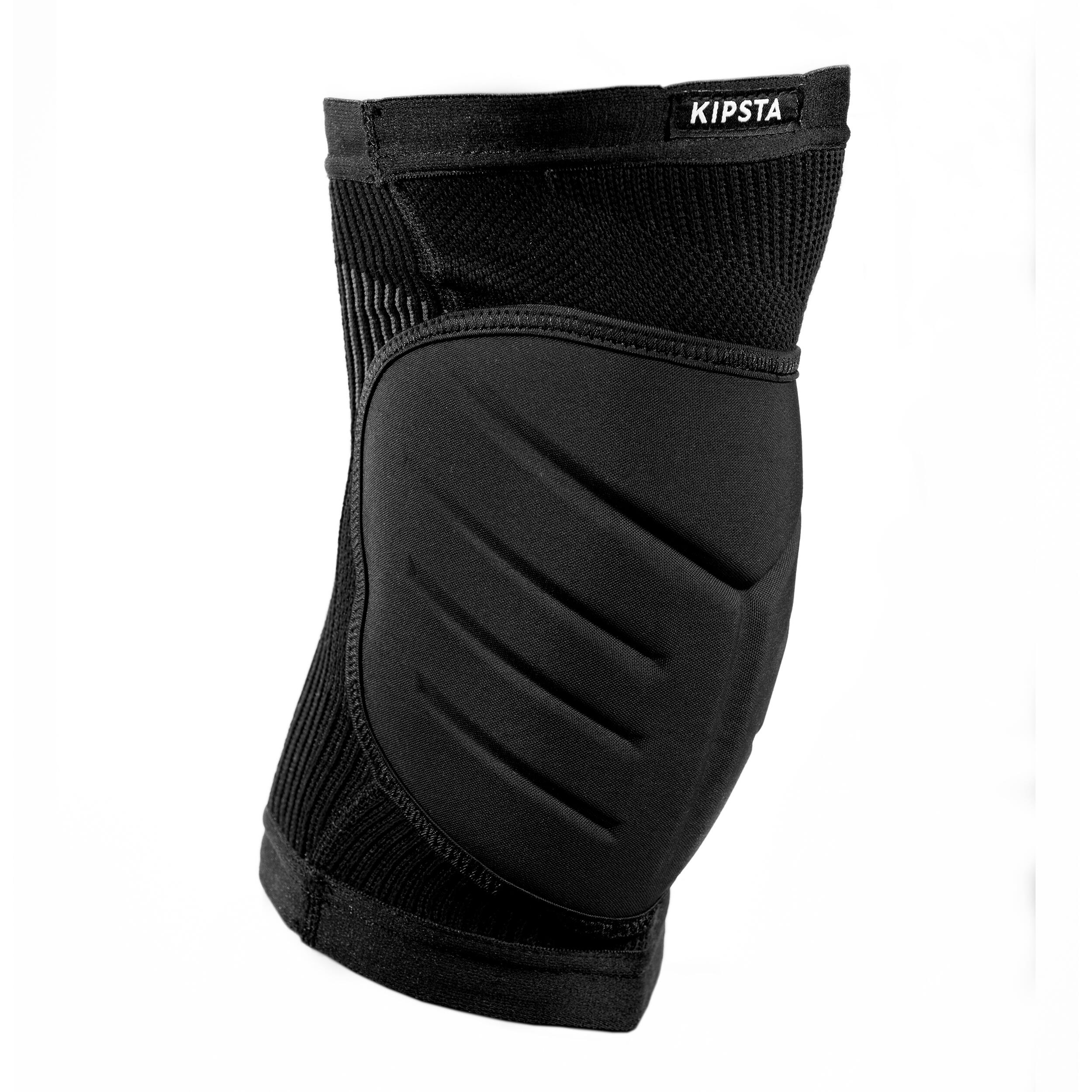 Futsal Goalkeeper Protective Knee Pads - Black 1/2