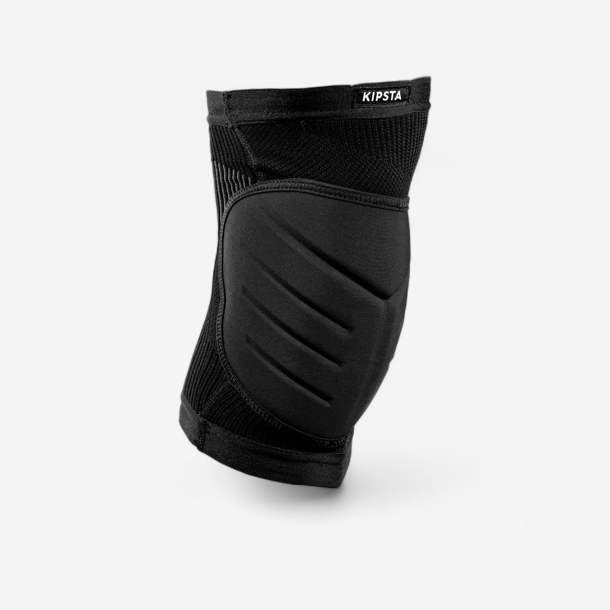 Kipsta - Genouillères De Protection Noires Gardien De Futsal - Genouillère - Football / Futsal / Sepak - Blanc-gris-noir - 3 - Decathlon