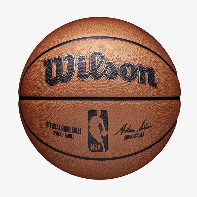 Basketbalový míč NBA OFFICIAL GAME BALL velikost 7 hnědý 
