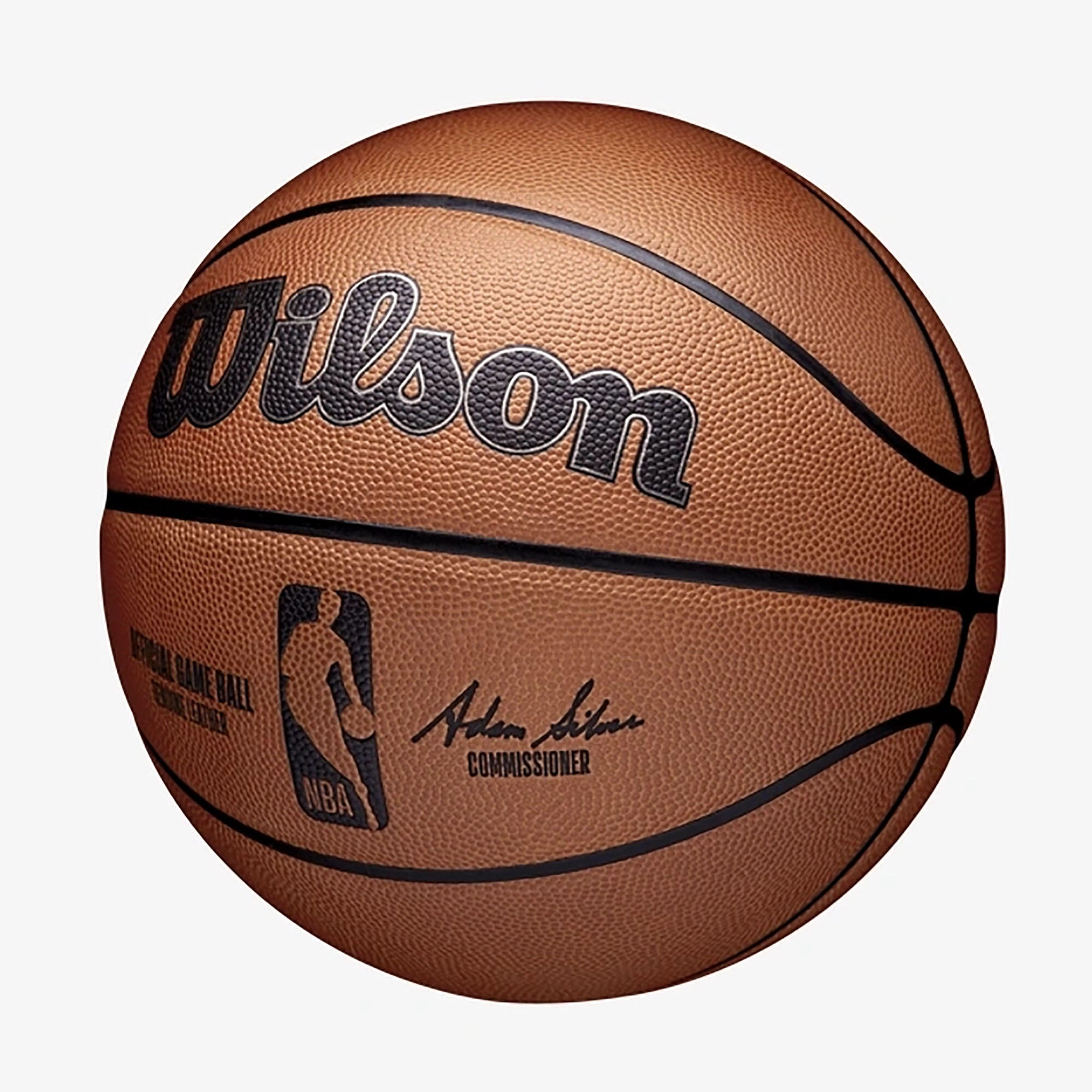 Basketball Size 7 NBA Official Game Ball - Brown 3/5