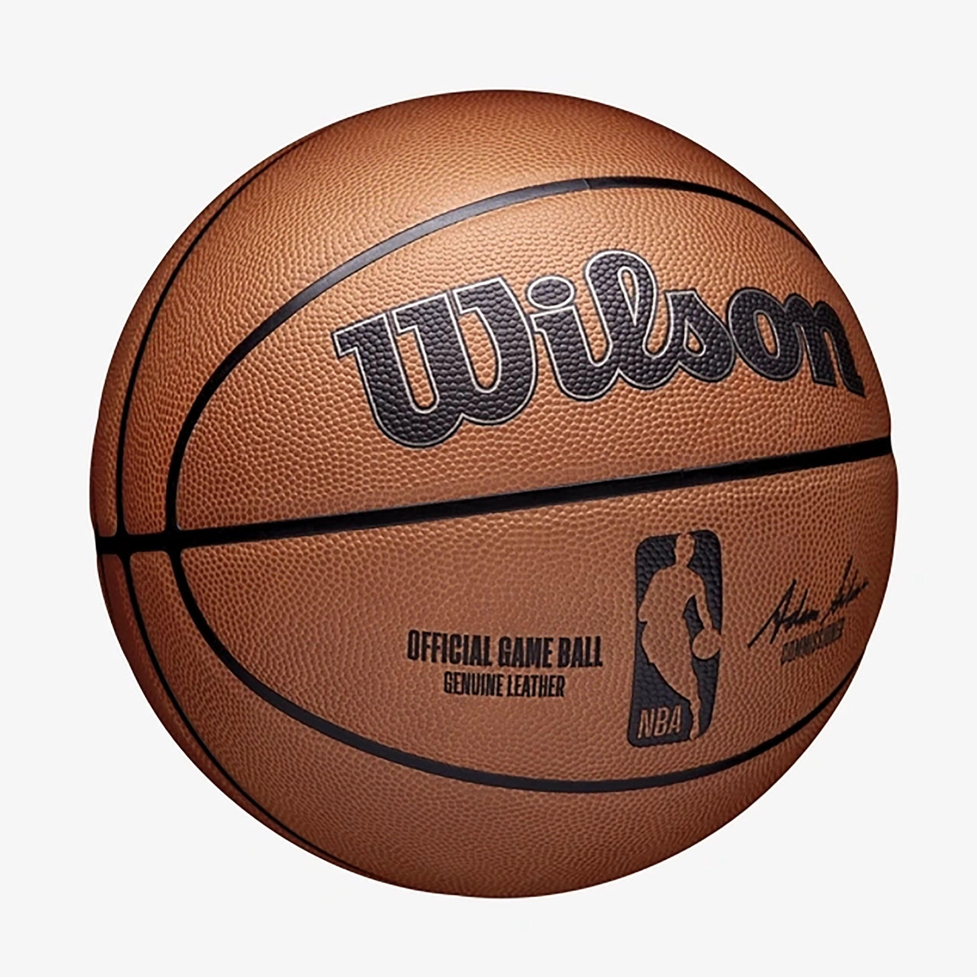 Basketball Size 7 NBA Official Game Ball - Brown 2/5