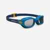 Lunettes De Natation SOFT - Verres Clairs - Petite Taille - Bleu Jaune