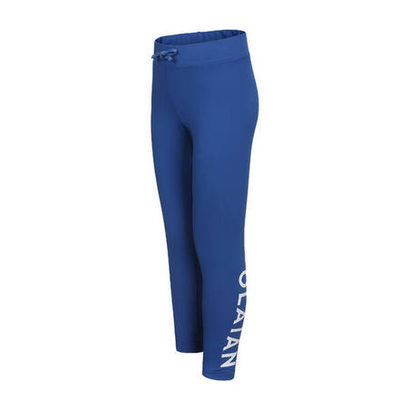 Kids UV leggings 500 blue