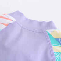 SUZY one-piece long-sleeve skirt swimsuit PURPLE